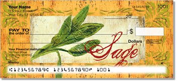Vintage Herb Personalized Checks