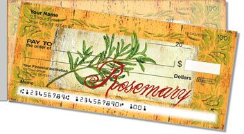 Vintage Herb Side Tear Design Checks