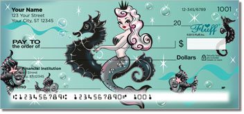 Vintage Mermaid Design Checks