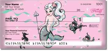 Vintage Mermaid Personalized Checks