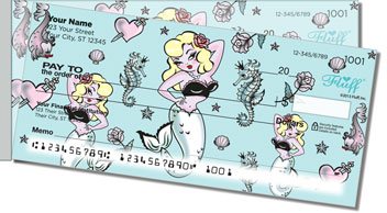 Vintage Mermaid Side Tear Checks