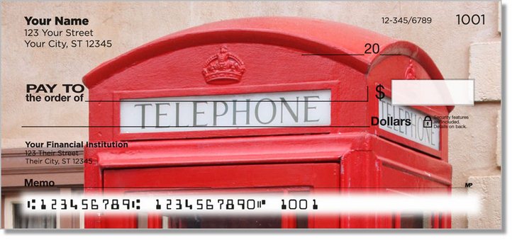 Vintage Phone Personal Checks