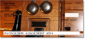 Vintage Phone Personalized Checks