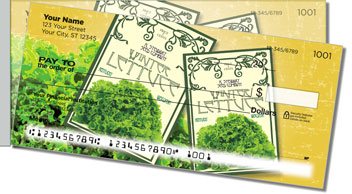 Vintage Seed Packet Side Tear Personalized Checks