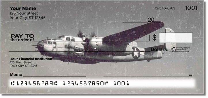 Vintage WWII Aircraft Personal Checks