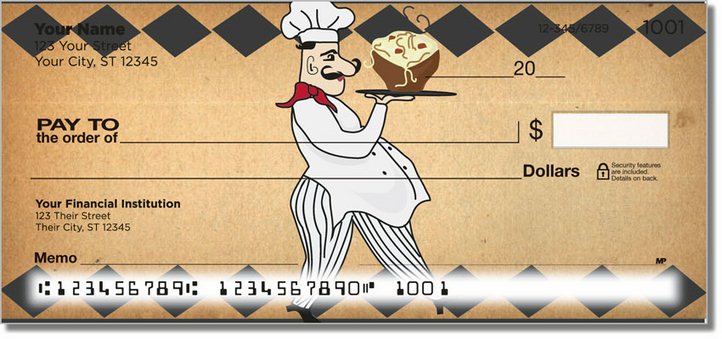 Whimsical Chef Personal Checks