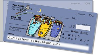 Wild Friends Side Tear Design Checks