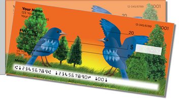 Wings of Spring Side Tear Personalized Checks