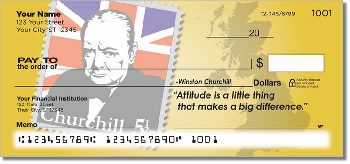 Winston Churchill Personal Checks
