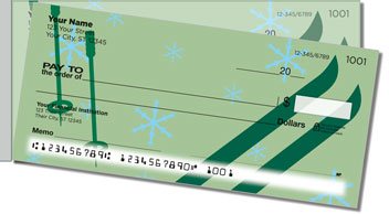 Winter Fun Side Tear Personalized Checks