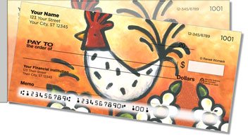 Womack Chicken Side Tear Personalized Checks