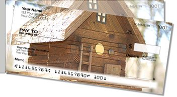 Wooden Birdhouse Side Tear Personalized Checks