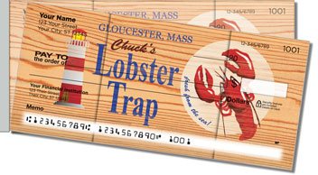 Wooden Crate Advertising Side Tear Checks