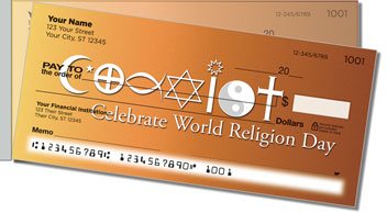 World Religion Side Tear Design Checks