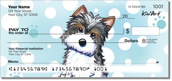 Yorkie Series 3 Personalized Checks