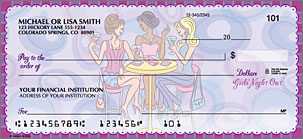 Pampered Girls Personalized Checks